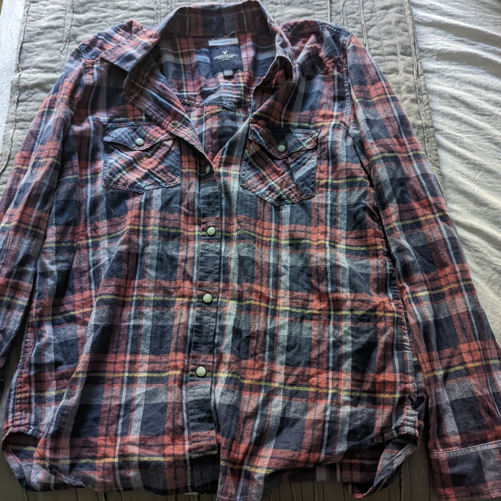 American Eagle Boyfriend Fit Flannel